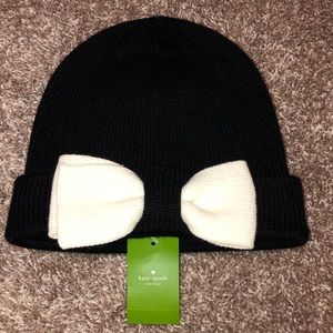 ♠️Kate Spade Colorblock Bow Beanie♠️